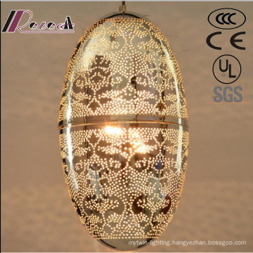 European Metal Painting Hollow Pendant Light with Dining Room